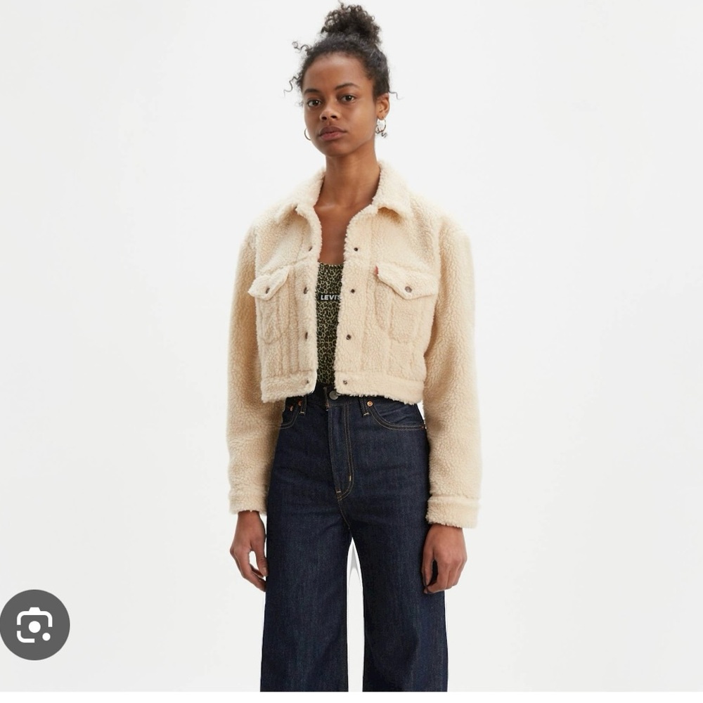 Levi’s fleece trucker coat size XS NWT